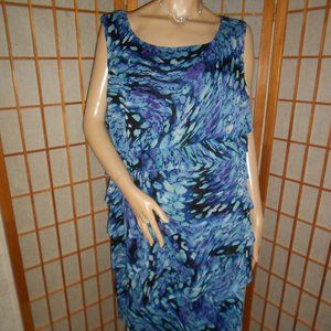 Dressbarn Woman Layered Sleeveless Dress